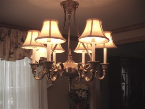 chandelier, candle light,  lamp, shades