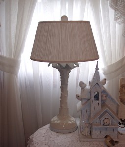 lamp, shade, pleated