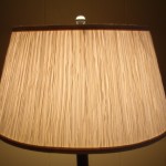 lamp, shade, pleated, charmeuse