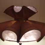 lampshade, ballerina, early american, ruffled