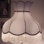 lampshade, shade, victorian, crown, fringe