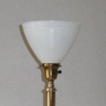 lamp with glass globe