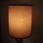 lampshade, hard shell, dim light