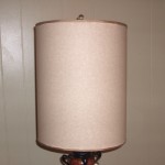 lampshade, hard shell, paper, restore