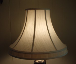 Bell Lampshade Liner Repair, Replaced