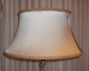 Antique Ivory Bell Lampshade