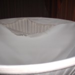 lampshade liner repair, shredding liner