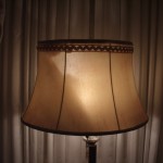 lampshade, bell, shade, floor lamp, liner shredding