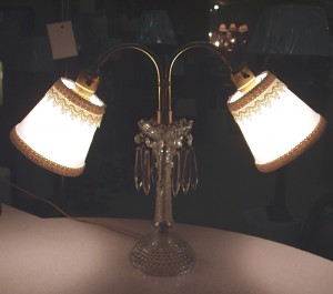 lampshades, uno fitting, gooseneck, antique, restore