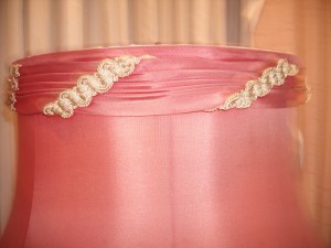 lampshade, vintage, trim, antique, bell, valance