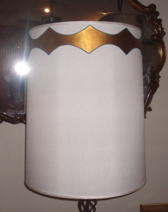 lampshade, drum, vintage, restore, repair