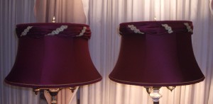 lampshades, bell, valance, shades,  restored