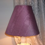 lampshade, recover, rose, fade, restore, repair