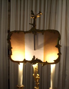 lampshade, ormolu, vintage, museum, antique, shade, repair, recover