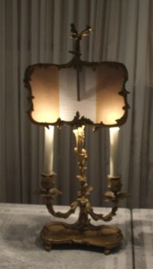 lampshade, ormolu lamp, shade, replace, restore