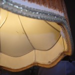 lampshade, liner, victorian, shade, repair