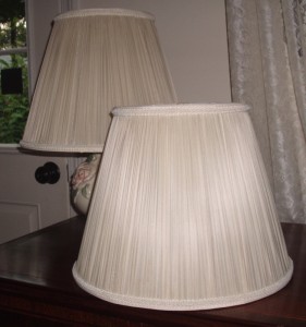 lampshade, pleated, liner, repair, replace, restore