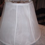 lampshade, liner, repair, restore, bent wire, shade