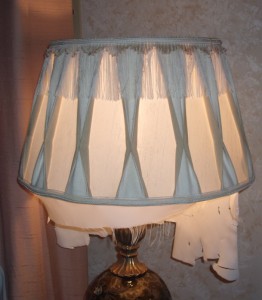 lampshade, liner, replace, restore, repair, shade