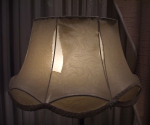 lampshade, repair, restore, recover, bell, scallop, shade