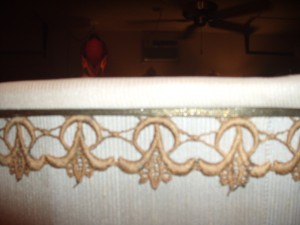 lampshade, rembrandt, vintage, trim, restore, shade