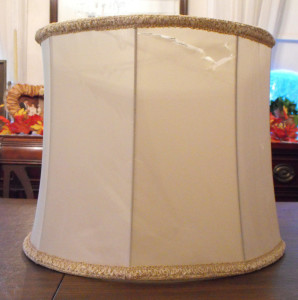 Vintage, drum, original shade, lamp shade,