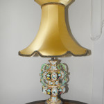 Lampshade, Victorian, Vintage, Crown, Restored