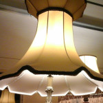lampshade, liner, silk, victorian, custom