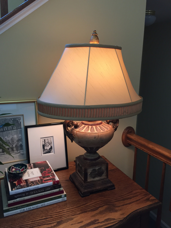 lampshade, restore, gold, light, deco, lamp, shade