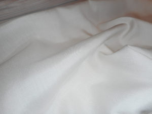 silk broadcloth, ivory, natural, fabric