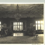 Stan Hywet 1930, Music Room, Chandelier, Restore Project, historic