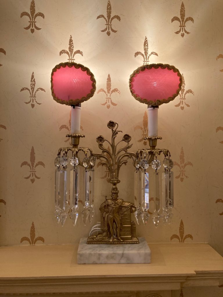 Table Lamps in Victoria's Bedroom, Stan Hywet