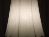 lampshade, pleated, recovered, restored
