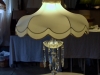 lampshade, victorian, scallop, crown, silk, restore