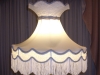 lampshade, victorian, lace, fringe, silk, crown,