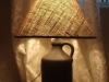 lampshade, burlap, jug, shade