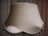 lampshade, silk, bell, vintage, scallop, shade