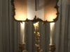 vintage, antique, lampshade, ormalu, lamp, shade