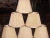 lamp, shade, chandelier, coolie, plastic, liner, replace, repair, restore, pleated cover