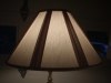 lamp, shade, a-frame, pleated, contemporary, liner, repair, replace