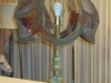 lampshade, vintage, sealant, hand, painted, shade