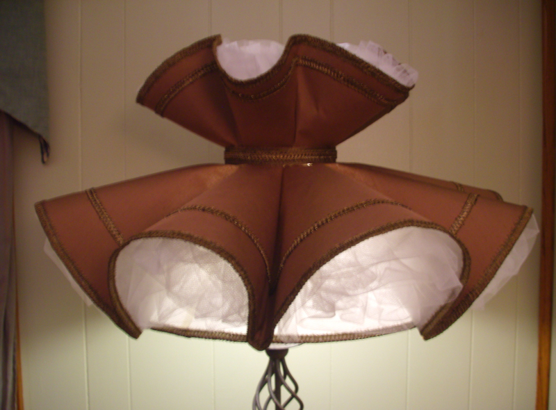 Early American Ruffled Restoration, Early American Lampshades