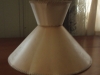 Original Early American Ruffled Lampshade Interior