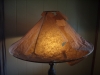A-frame Fabric Laminated Lampshade needs repaired