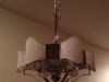 chandelier, contemporary, shantung, shades, restore, repair