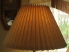 lampshade, accordion, pleated, vintage, restore, repair, replace