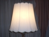 lampshade, pleated, large, fabric, muslin