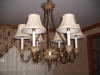 lampshade, candlelight, chandelier, restored liners