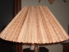 lampshade, wood, accordion, a frame, repair, restore
