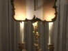 lampshade, ormolu, restored, antique, shade, vintage, repair